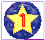 Star Birthday Balloons