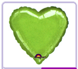 Metallic Heart Balloons