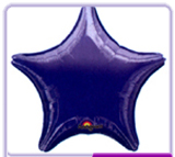 Metallic Star Balloons