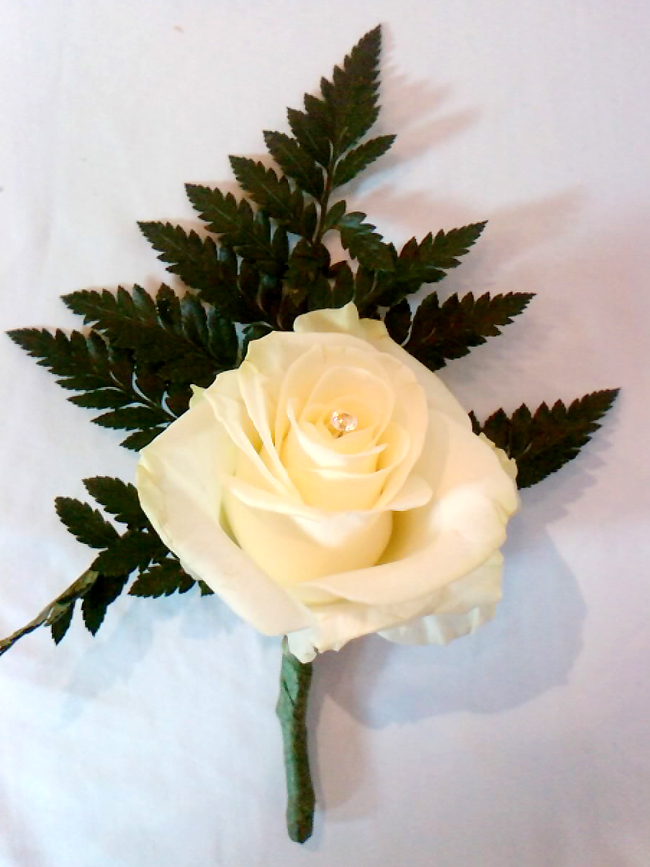 Bridal Flowers | Buttonhole Rose