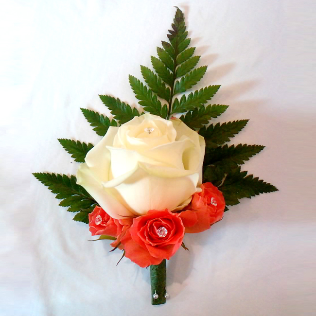 Bridal Flowers | Buttonhole Rose