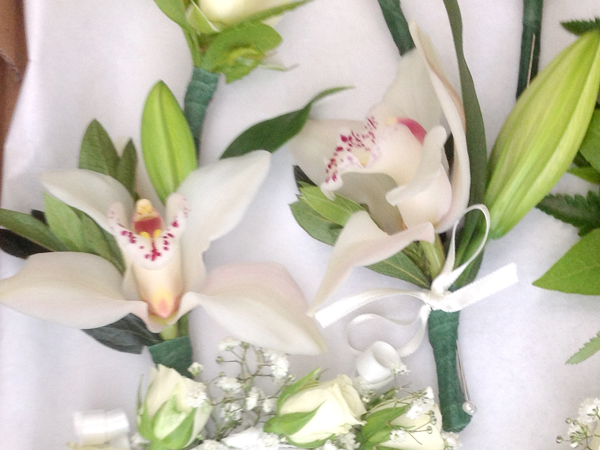 Bridal Flowers | Buttonhole | White Orchid