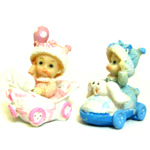 Bombonieres - Baby in car