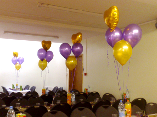 Hall Decoration | Cluster of 4 Balloons