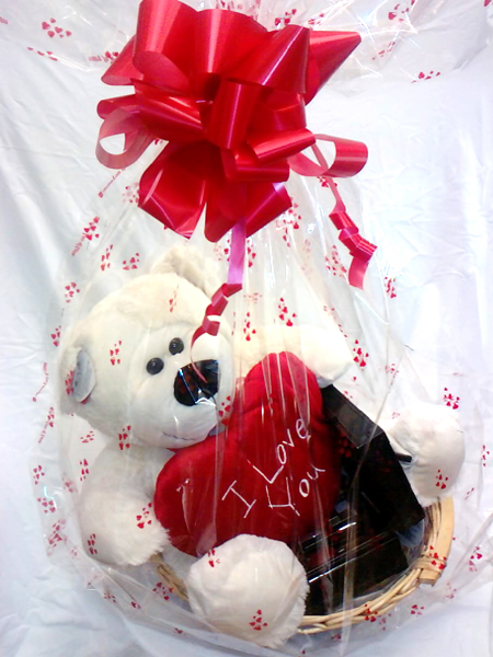 Teddy I Love You with make up set